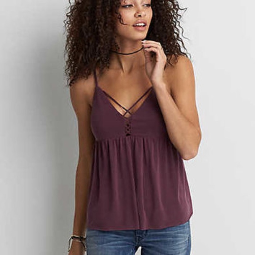 American Eagle Soft & Sexy Suede Tank
